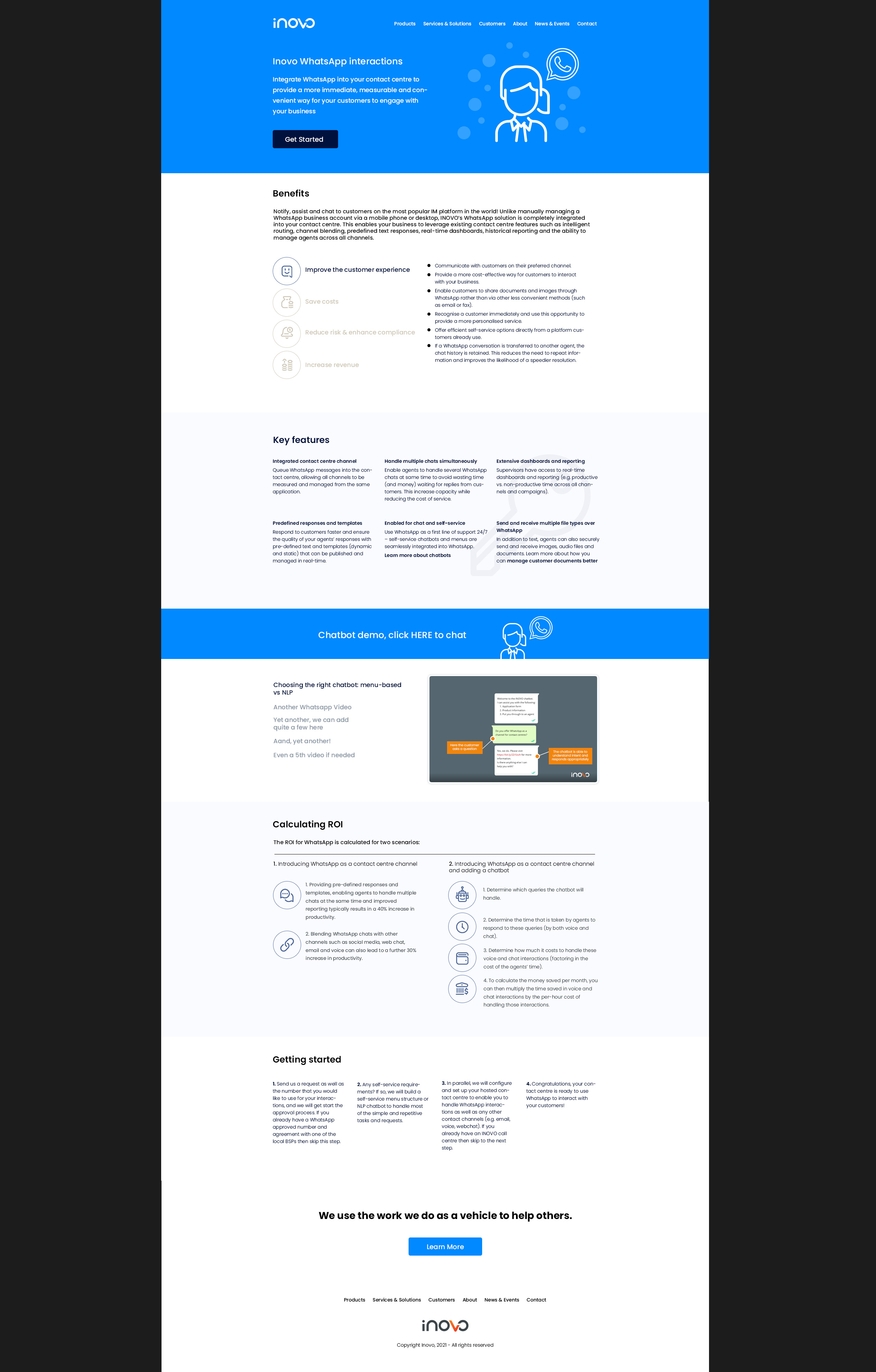 iNOVO 2021 — Product page